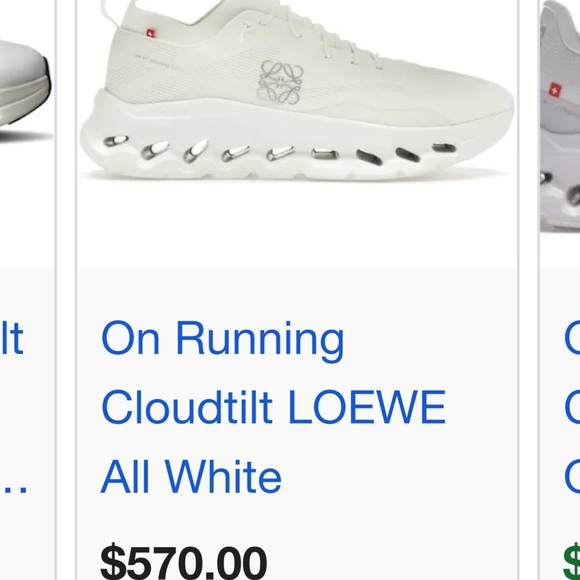 BRAND NEW LOEWE x ON CLOUDTILT SNEAKERS DESIGNER SHOES!! - Picture 12 of 15